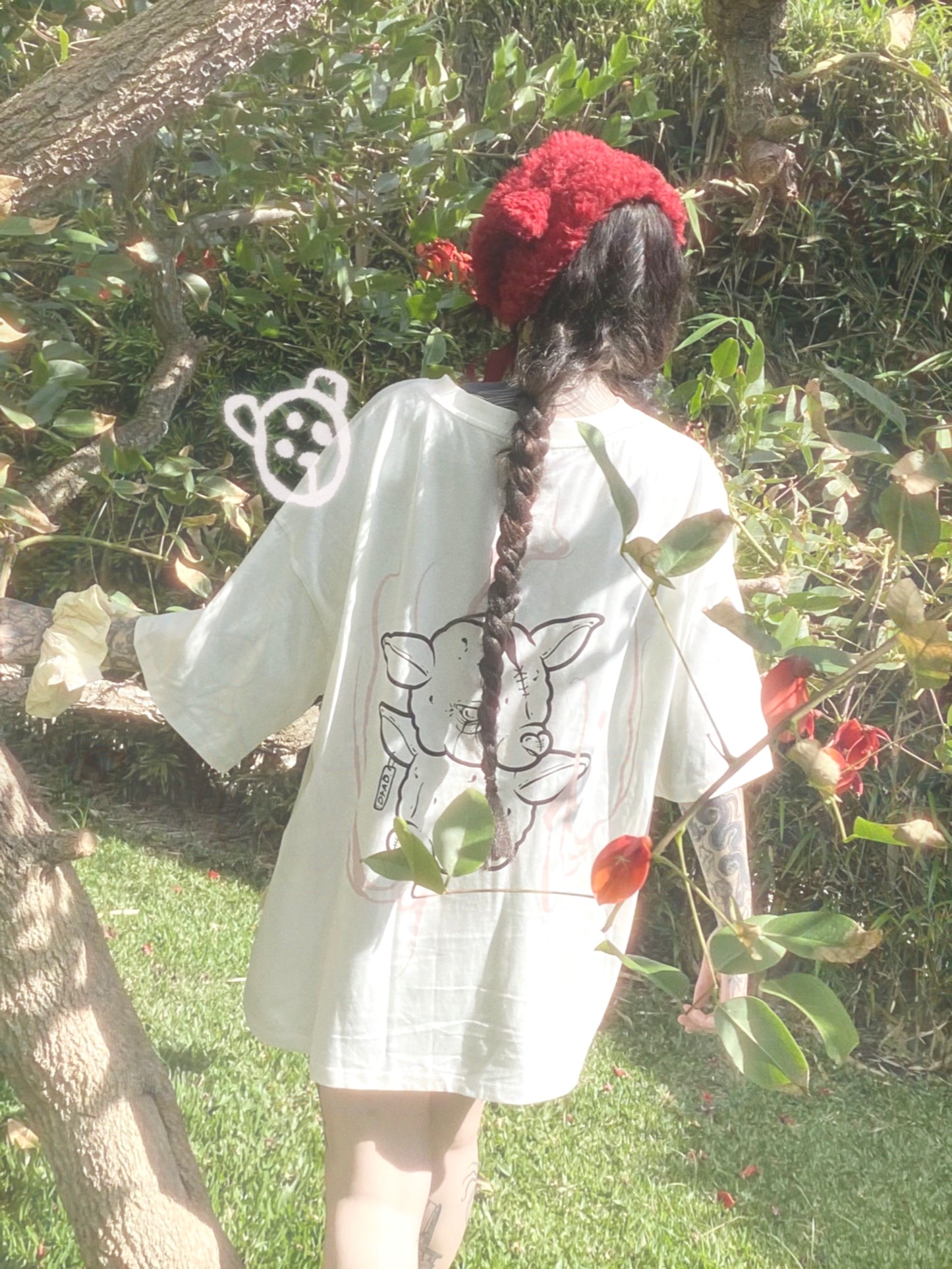 ☆s0ft-white-l4mb-shirt!