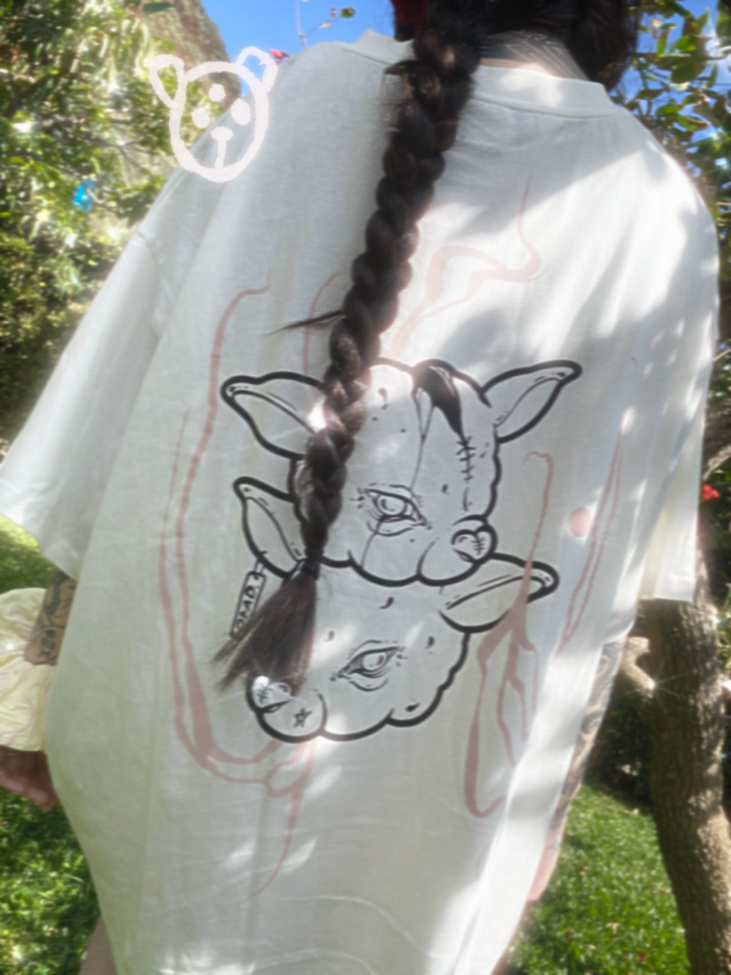 ☆s0ft-white-l4mb-shirt!