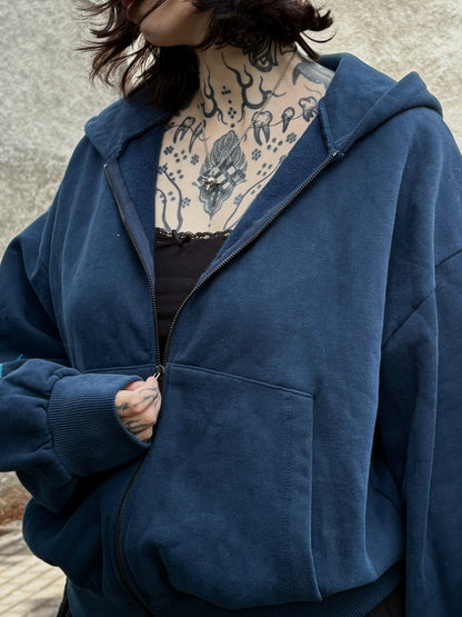 blue spikey-zip
