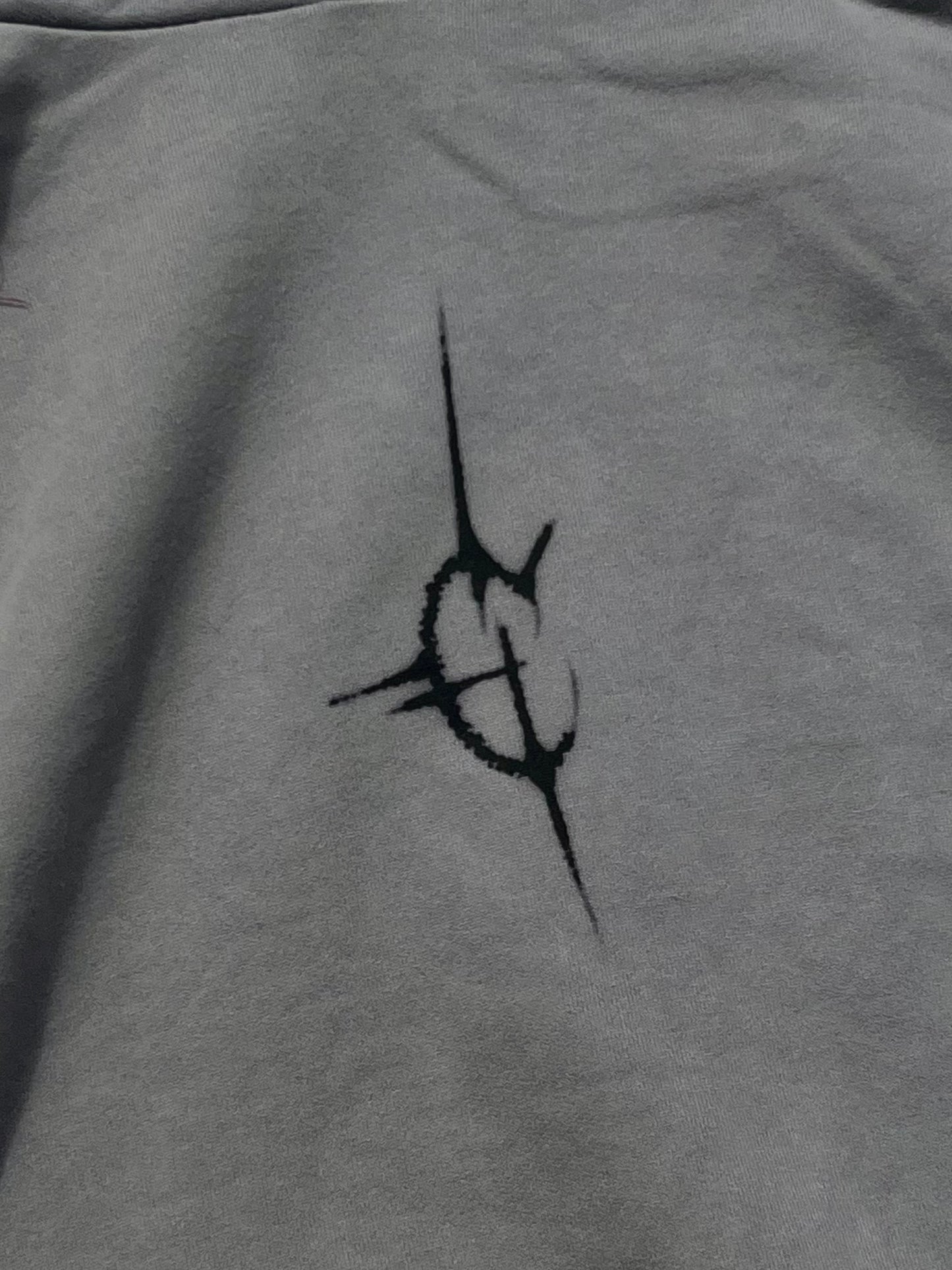 greyish spikey-hoodie