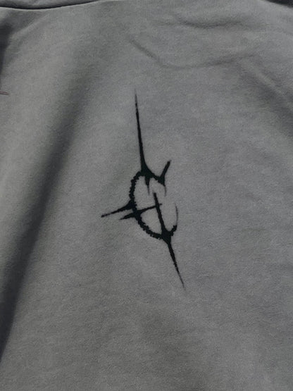 greyish spikey-hoodie
